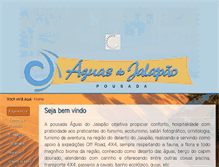 Tablet Screenshot of aguasdojalapao.com.br